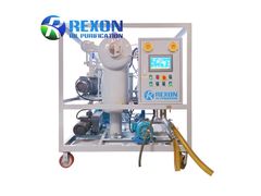 REXON ZYD-50 Pabrik Pemurnian Minyak Isolasi Vakum Tahap Ganda dengan Pengukur Digital